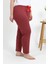 Moda Kadın Pamuklu Büyük Beden Alt Pijama Yavruağzı 3