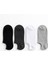 Kadın Pamuklu Görünmez Patik Çorap 4’lü Set – Siyah / Beyaz / Karışık Renk – Kaymaz Silikonlu, Terletmeyen, Konforlu 1