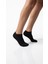 Kadın Pamuklu Görünmez Patik Çorap 4’lü Set – Siyah / Beyaz / Karışık Renk – Kaymaz Silikonlu, Terletmeyen, Konforlu 4