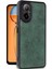 MYT09 Realme 12 Lite Kılıf Aras Deri Kapak - Koyu Yeşil 2