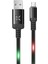 MYT09 DC09 Ses Duyarlı Işıklı Micro USB Kablo 1m 2A - Siyah 1
