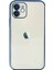 MYT09 iPhone 12 Kılıf Lensli Silikon - Lacivert 1