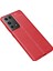 MYT09 Samsung Galaxy S21 Ultra Kılıf Auto Focus Kapak - Kırmızı 2