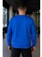 “erkek Spor Sweatshirt Mavi – Rahat Kesim, Hafif Kumaş, Günlük Şık Kapşonsuz Üst” 2