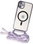 MYT09 iPhone 11 Kılıf Divo Lazer Askılı Magsafe Kapak - Lila 3