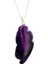 Mor Akik Taşı Dilim Kolye – Çelik Zincirli 4