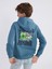 Lcw Yeni Lcw Kidsmavi Kapüşonlu Minecraft Baskılı Erkek Çocuk Sweatshirt 1