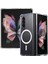 MYT09 Samsung Galaxy Z Fold 4 Kılıf Magneticsafe Şeffaf Silikon - Şeffaf 2