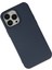 MYT09 iPhone 14 Pro Max Kılıf Nano Içi Kadife Silikon - Lacivert 3
