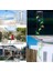 Solar LED Işıklı Kuşlu Bahçe Dekoru 6 Ledli,renkli Işık 2
