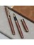 Gold Işlemeli Kahverengi Metal Roller Kalem 2