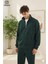 Erkek Oversize Fit Kadife Dokulu Eşofman Takımı **fermuarlı Ceket Veya Yarım Fermarlı Sweatshırt** Baggy Pantolon Yeşil**siyah**bej** 4