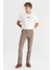 Erkek Texas Slim Kadife Pantolon Brown 5