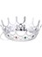 Taşlı Rönesans Kostümlü Kraliyet Ortaçağ Gümüş Kraliçe Prenses Tacı 2