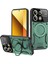 MYT09 Xiaomi Redmi Note 13 4g Kılıf Joy Lens Standlı Kapak - Koyu Yeşil 1