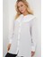 Bebe Yaka Uzun Tunik 5967 - Beyaz 1