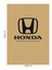 craft Honda Marka Kraft 135.GR 35X50 Kağıt Oto Paspası 100 Adet 1