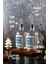 1 Litre Marine Serisi Ahşap Stantlı Şeffaf Zeytinyağı Şişes ve Ayçiçek Yağı Şişesi 1