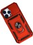 iPhone 14 Pro Max Kılıf Pars Lens Yüzüklü Silikon - Kırmızı 3