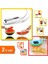 Karpuz Kavun Dilimleme Bıçağı + Patates Dilimleyici Pratik - Mutfak Gereçleri - 2li Set Y0E7M8 1