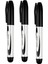 3 Adet Mavi Koli Kalemi + 3 Adet Siyah Koli Kalemi - 2li Set C2T5E6 5