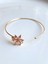 Zirkon Taşlı Pembe Çiçek Bileklik 3