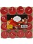 16 Parça Kırmızı Tea Light Yuvarlak Mum (4940) 1