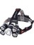 Powermaster MX-501 5 Power Ledli Su Geçirmez 18650 Pilli Şarj Edilebilir Kafa Feneri 1