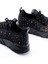 ZRİN-403 Premium Siyah Bağcıklı Fileli Multi Taşlı Kadın Sneaker 5