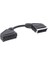 Scart Scart Erkek-Dişi Ara Kablo 20 cm Elektromer 1