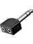 6.3 mm Stereo Erkek - 3.5 mm Stereo x 2 Dişi Çevirici Jack 1