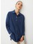 Klasik Yaka Düz Indigo Kadın Tunik M1MZ1030210167 3