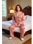 Kadın Kalpli Viskon Pijama Takımı Fonksiyonel Dayanıklı Kaliteli Konforlu Estetik Premium Şık 2