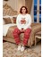 Kadin Ayicik Desenli Uzun Kol Pijama Takımı Fonksiyonel Dayanıklı Kaliteli Konforlu Modern 3