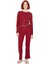 Kadın Fitilli Örme Pijama Takımı Bisiklet Yaka Uzun Kollu Fonksiyonel Dayanıklı Kaliteli Şık 4