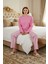 Kadın Çizgili Pamuklu Pijama Takımı Fonksiyonel Dayanıklı Kaliteli Konforlu Estetik Modern 3