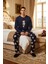 Erkek Ayıcık Desenli Regular Fit Pijama Takımı Fonksiyonel Dayanıklı Kaliteli Konforlu Şık 3