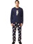 Erkek Ayıcık Desenli Regular Fit Pijama Takımı Fonksiyonel Dayanıklı Kaliteli Konforlu Şık 4