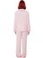Kadın Açık Kalp Nakışlı Viskon Pijama Takımı Fonksiyonel Dayanıklı Kaliteli Konforlu Rahat 5