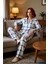 Kadın Ekoseli Viskon Pijama Takımı Fonksiyonel Dayanıklı Kaliteli Konforlu Estetik Premium 1