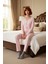 Kadın Çiçekli Fitilli Pijama Takımı Fonksiyonel Dayanıklı Kaliteli Konforlu Estetik Modern 3