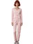 Kadın Çiçekli Fitilli Pijama Takımı Fonksiyonel Dayanıklı Kaliteli Konforlu Estetik Modern 4