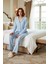 Kadın Fitilli Gömlek Pantolon Pijama Takımı Fonksiyonel Dayanıklı Kaliteli Konforlu Modern 3