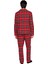 Erkek Kirmizi Ekose Flanel Pijama Takımı Fonksiyonel Dayanıklı Kaliteli Konforlu Estetik Şık 3
