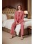 Kadin Kirmizi Kareli Pijama Gömlek Pantolon Takımı Fonksiyonel Dayanıklı Kaliteli Konforlu 1