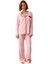 Kadın Viskoz Dokuma Gömlek ve Pantolon Pijama Takımı Fonksiyonel Dayanıklı Kaliteli Modern 4