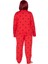 Kadin Kirmizi Kalp Desenli Gömlek Yaka Pijama Takımı Fonksiyonel Dayanıklı Kaliteli Modern 5