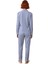 Kadın Çizgili Pijama Takımı Gömlek Yaka Fonksiyonel Dayanıklı Kaliteli Konforlu Estetik Şık 5
