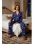 Kadın Yılbaşı Temalı Gömlek ve Pantolon Pijama Takımı Fonksiyonel Dayanıklı Kaliteli Rahat 3