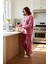 Kadın Peluş Sloganlı Pijama Takımı Fonksiyonel Dayanıklı Kaliteli Konforlu Estetik Premium 2